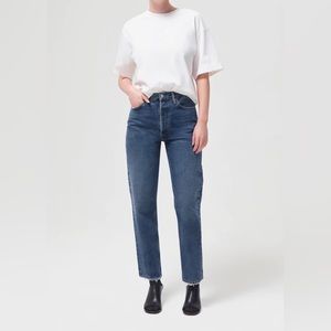 AGOLDE 90'S PINCH WAIST HIGH RISE STRAIGHT NWT